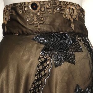 Sequin and tulle party skirt